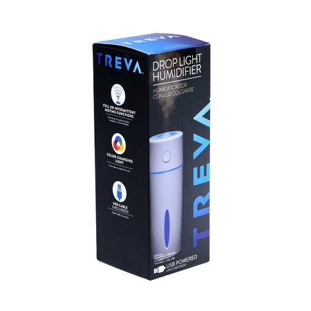 Treva Treva 0.04 gal 900 sq ft USB Drop Light Humidifer AEH0001